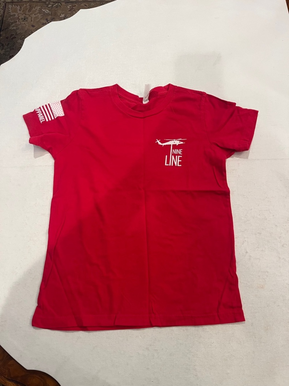 Nine Line Kids red Short Sleeve Tee with classic Graphic